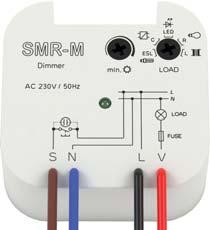 DIM, MRM iverzális fényerőszabályzó DIM, MRM iverzális fényerőszabályzó 6 EA kód DIM/0 V: 89880690 MRM: 89886 Technikai paraméerek DIM DIM MRM MRM Tápfeszülség csalakozók: A A Beköés: Tápfeszülség: