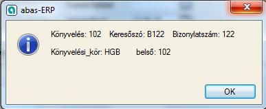3 abas-erp» Kattintson az Igen kapcsolóra.