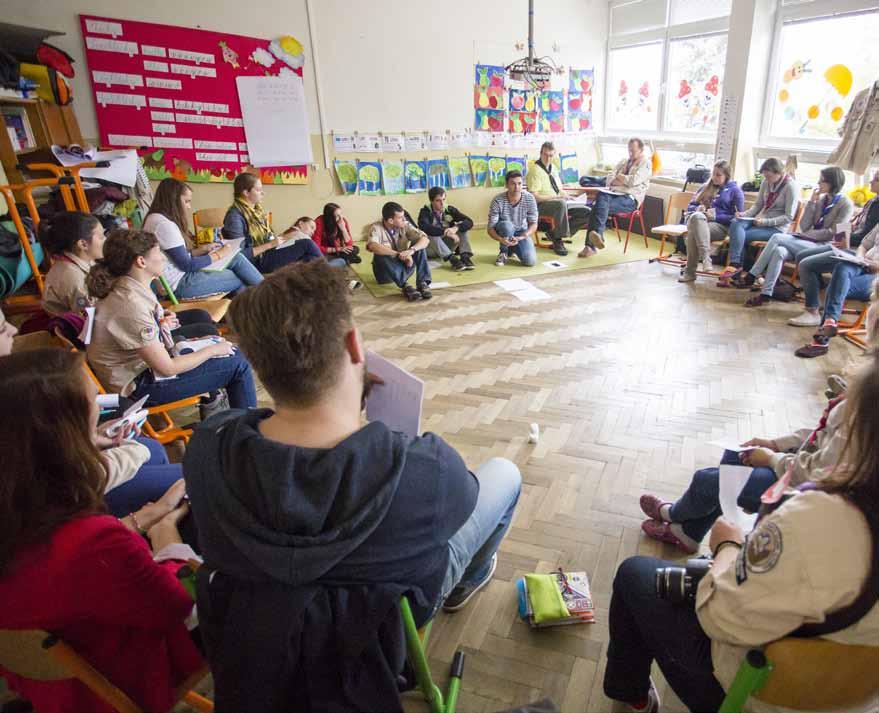 SYMPÓZIUM 2015 Sympózium je vzdelávacie podujatie organizované pod záštitou Slovenského skautingu, Rady pre rozvoj.