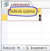 Azért változtattam meg, mert az eredményre (6) leginkább ez vonatkozik, hiszen az érintett diákok számát mutatja meg. 9 Feladatok: 1.