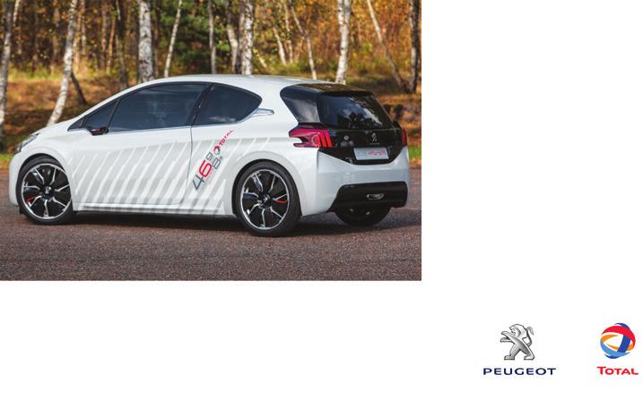 126 Karbantartás a TOTAL-lal 208 HYbrid FE: technológiai bizonyíték egyedülálló tulajdonságokkal: 1,9 l/100 km és 8 mp alatt 0-ról 100 km/h-ra.