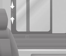 Hosszított kabin 250 Kicsatolás Nyomja meg a reteszelőelemen található piros gombot: az öv automatikusan feltekercselődik, de javasoljuk, hogy kísérje a kezével.