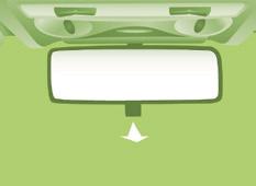 A gépjárműben rendelkezésre álló berendezésektől függően (GPS, GSM, rádió, stb.) a tükörház magában foglalja az oldalsó irányjelzőket és az antennákat.
