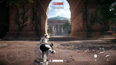 VISSZATÉRÉS A BATTLEFRONTBA JÁTÉKKÉPERNYŐ GYALOGOSAN Játék információ Célkereszt Szkenner Életerő sáv Karakter képességei Pickup képesség JÁTÉKINFORMÁCIÓ A képernyő felső területe hasznos