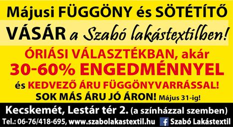 hu IMPRESSZUM Kecskeméti Szuperinfó Megjelenik minden hétfőn 38.000 példányban.