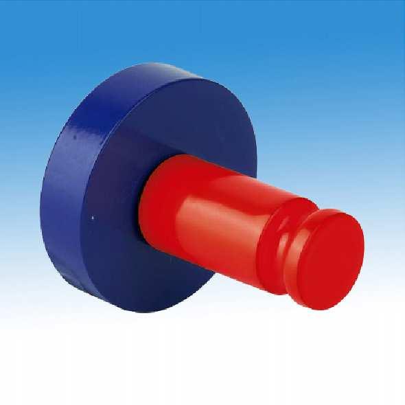 Törölköző tartó gyerekek részére, D25x300 mm piros/kék