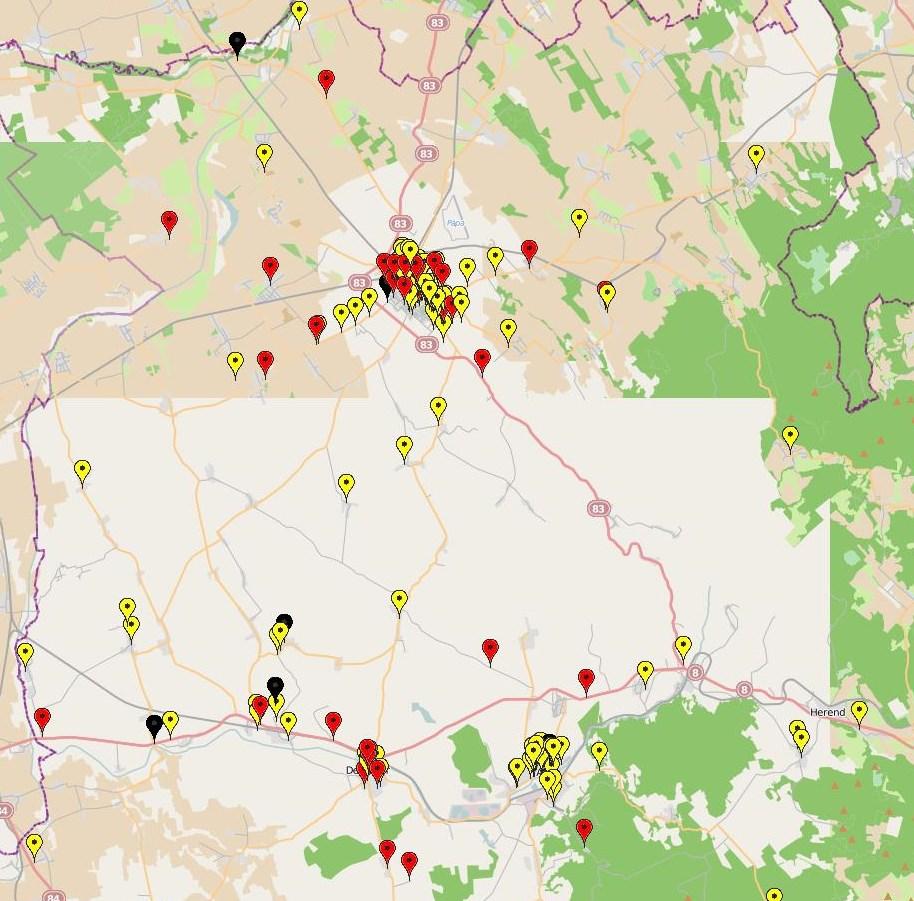 Értékterv Kft. Térségi Kerékpárforgalmi Hálózati Terv 2018 14.