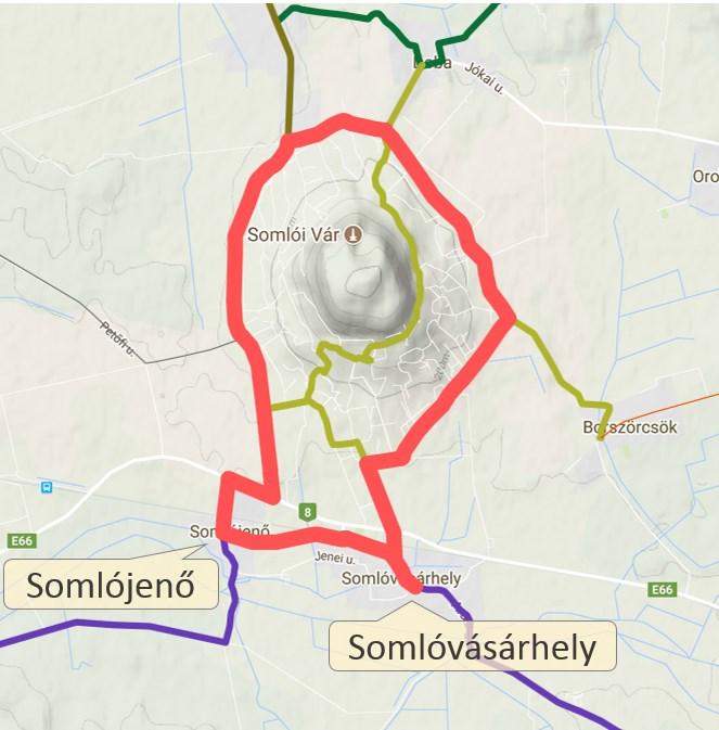 Értékterv Kft. Térségi Kerékpárforgalmi Hálózati Terv 2018 túraútvonalakat, amelyek a különböző kerékpárral érkező, eltérő képességű túrázók mindegyikének biztosíthat megfelelő túraajánlatot.