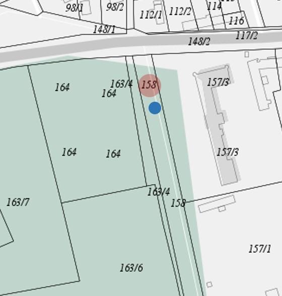 Értékterv Kft. Térségi Kerékpárforgalmi Hálózati Terv 2018 Gic (14.) A támogatási szerződés szerint a 164. hrsz.