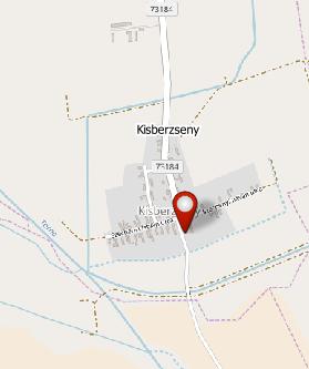 66. ábra: Kisberzseny a pihenőhely tervezett helyszíne Kisszőlős (42.) A támogatási szerződés szerint a Rákóczi u. 7.