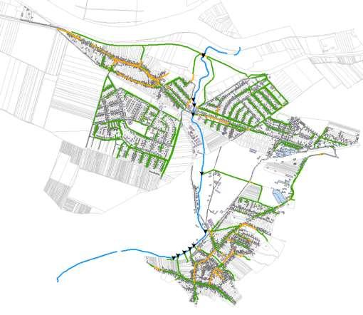 Analysis of outlet impact on the recipient Storm water