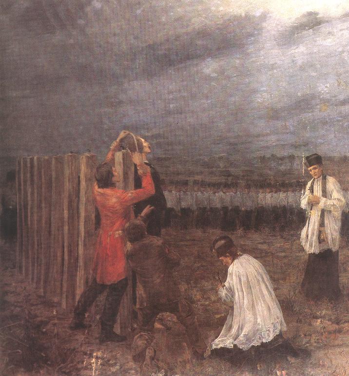 Aradi vértanúk (részlet, a festmény bal oldala) (1893 96)