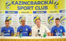 10 2017. AUGUSZTUS 4. KOLORHÉT III. / 30. 11 KBSC Stabil NB II-es pozíció a cél A 2017/2018 NB II-es Merkantil Bank Liga bajnoki rajtja előtt sajtótájékoztatót tartott a KBSC július 28-án.