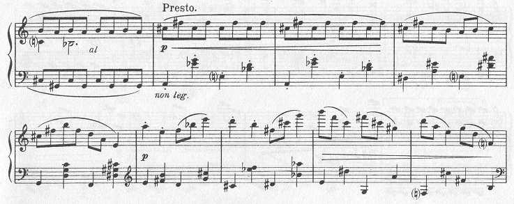 tétel ( by Editio Musica Budapest) 17. kotta. Bartók: Tizennégy bagatell zongorára, Op. 6, No.