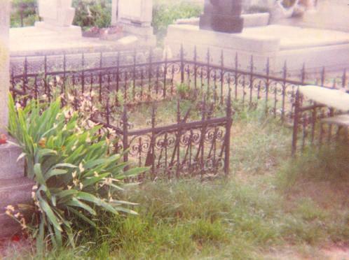 2. kép A Fejérpataky család eladott iváncsai sírhelye 1993-ban (Fotó: Fejérpataky Tivadar) kiadott ezzel kapcsolatos körlevélből kiderül, hogy Fejérpataky a múzeum megjelent munkatársait iváncsai