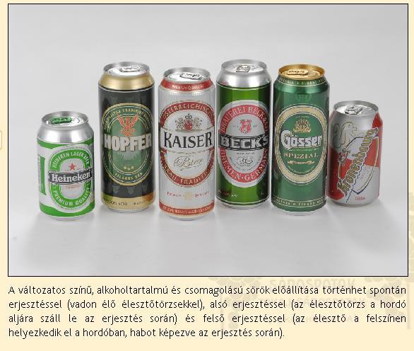 Alkoholtartalmú italok 2. rész Sörök - PDF Ingyenes letöltés