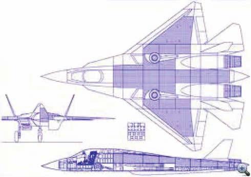 Az tény, hogy a gépnek 2 db fegyvertára van a has részen, középen egymás mögött. Ezek 4,7 m 1,1 m méretűek. Egy db 30 mm-es egycsövű gépágyúval számolnak még.