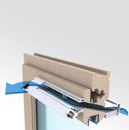 A maximális komfort érdekében válaszható lezáró retesszel szerelt típusváltozat is. Keskeny profil (27 mm) könnyen illeszthető a legtöbb ablakprofilhoz.