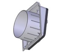 Ø125 mm V2A SE 323 Csatlakozó ventilátorhoz