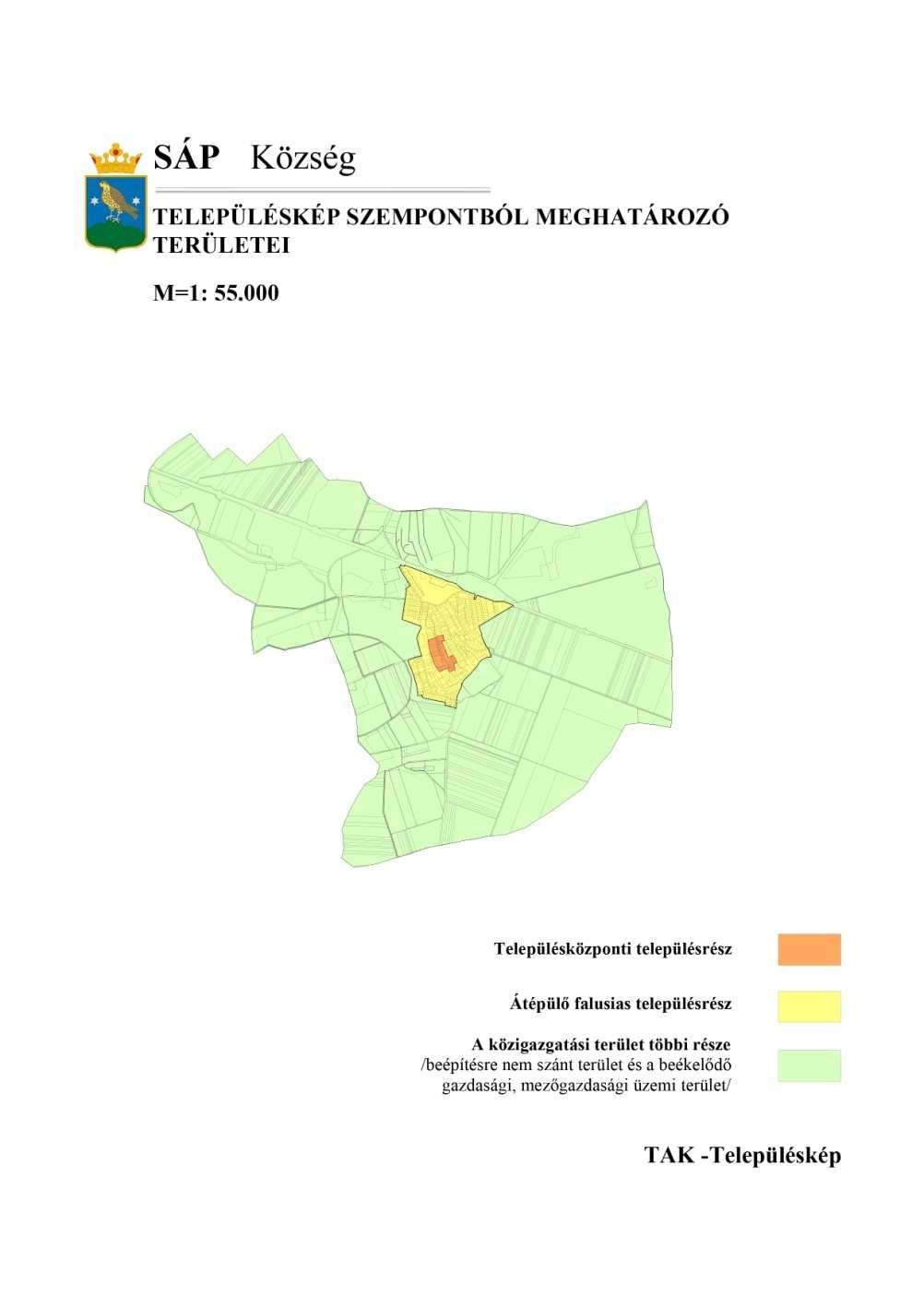 lehatárolása, a településkép, arculati