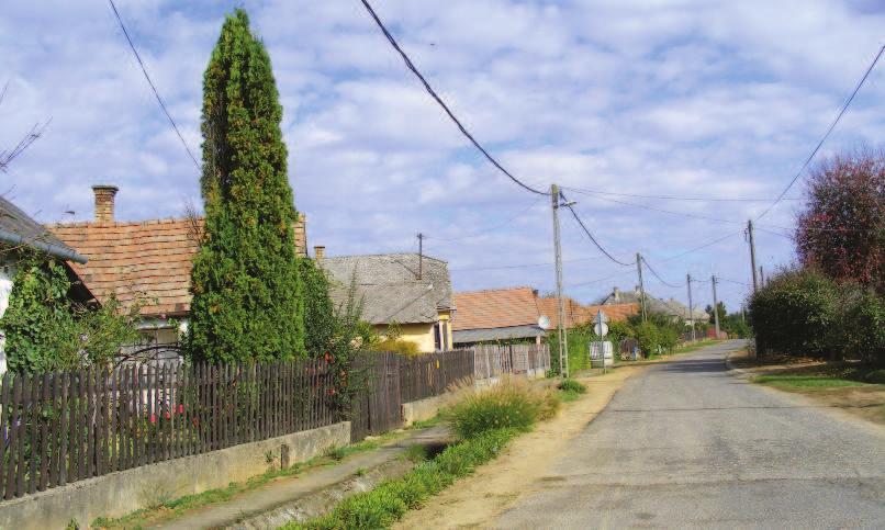 A nyomvonalas elemek felfűzik a települést alkotó darabkáit, ezért fontos az egységes kialakítás elérése.