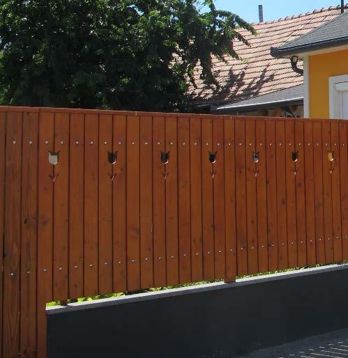 KERÍTÉSEK, TÁMFALAK Mivel a kerítések a köz- és magánterület határán helyezkednek el, meghatározó elemei egy-egy utcaképnek.