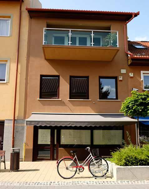 az azonos színcsaládból választott színek egységes, nyugodt megjelenést kölcsönöznek.