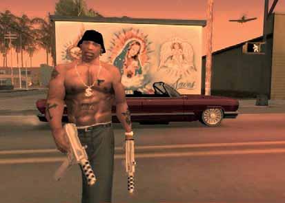 interjúkon keresztül Go west, young rapper Amennyiben az USA-t a lehetőségek országának tekintjük, úgy az ízig-vérig amerikai játék, a GTA San Andreas a lehetőségek játéka.