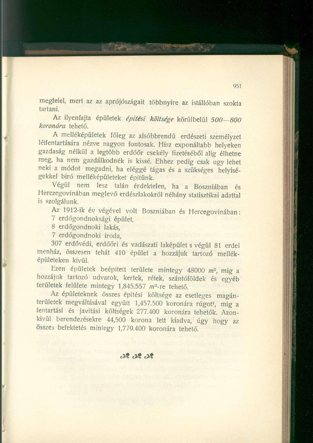 megfelel, mert az az aprójószágait többnyire az istállóban szokta tartani. Az ilyenfajta épületek épitési költsége körülbelül 500 800 koronára tehető.