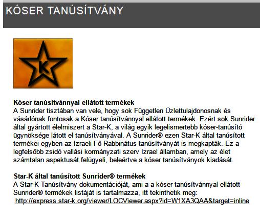 Melléklet-2: A patkányméreg kálisót is egészségjavító étkezési sóként árusítják a Star kosher tanúsítvánnyal:http://bioszallito.