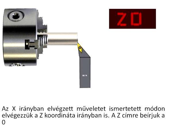 Hiba Szerszámbemérés SZERSZÁMBEMÉRÉS üzemmódra a vezérlés Billentyű 14lenyomásával, vagy