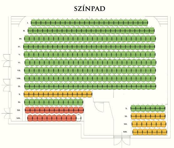 A TURAY IDA SZÍNHÁZ NÉZŐTERE Turay Ida Színház - 1089 Budapest, Kálvária tér 6. JEGYÁRAK: I. kat.