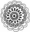 Rozetta: Kör alakú, legkönnyebben ékrovással készített díszítmények.
