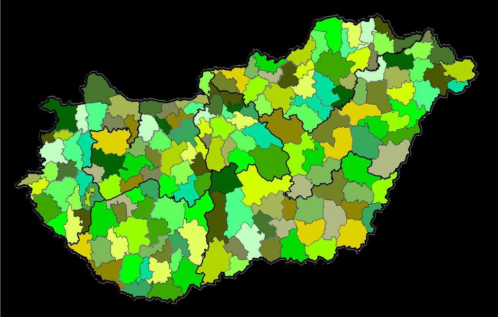 Magyarország területi beosztása A kistérségi szint (LAU-I, korábbi