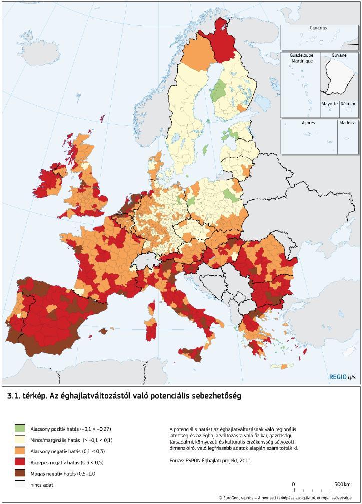 Térbeni-társadalmi egyenlőtlenségek Magyarországon Forrás: