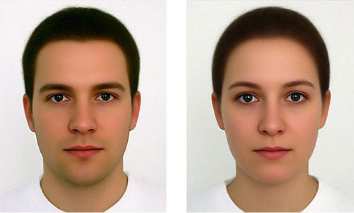 Párválasztási preferenciák vizsgálatsorozat magyar részvétellel (Bereczkei T.) férfiak számára vonzó arc: egyéni arcokból létrehozott átlagarc (szimmetria) homlokmagasság, ösztrogén-markerek (pl.