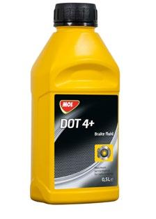 15 MOL DOT A MOL DOT fékfolyadékok alkalmazása blokkolásgátló (ABS) és menetdinamikai stabilizáló rendszerrel (ASC) rendelkező személygépkocsik, haszongépjárművek és építőgépek hidraulikus