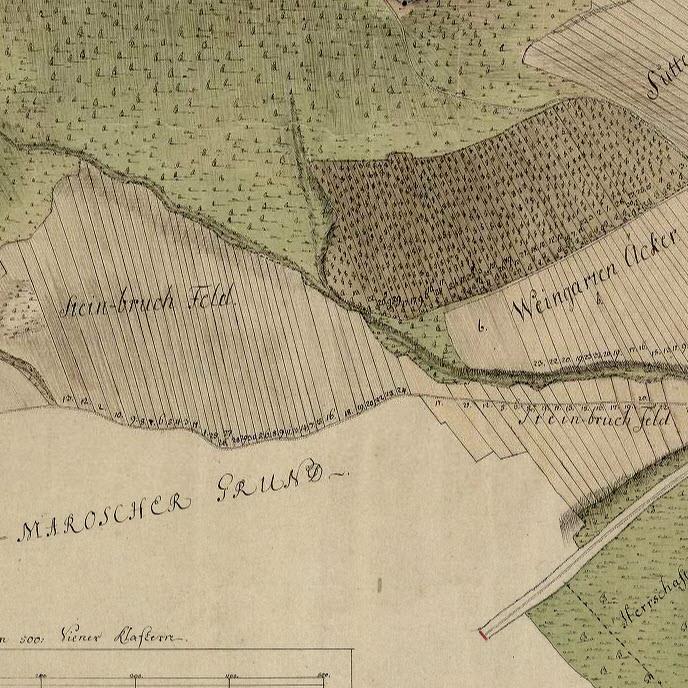 1781. évi úrbéri térkép Forrás: Magyar Országos Levéltár - http://maps.hungaricana.hu/hu/9841/?