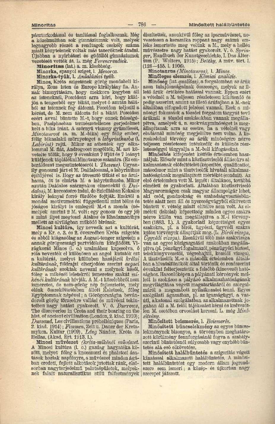 Minoritás 786 - Minősített halálbüntetés pásztorkodással és tanítással foglalkoznak.