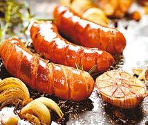 7 dkg 27% kb. 1 kg/vcs. Új Bajor Grillkolbász juhbeles kb. 2 dkg/5 cm 27% kb. 1 kg/vcs. Új Frankfurti grillkolbász SAJTOS juhbeles kb.
