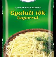 karfiol, sárgarépa korong) Fejtett bab 30x450 g 20x400 g 30x450 g Bovita