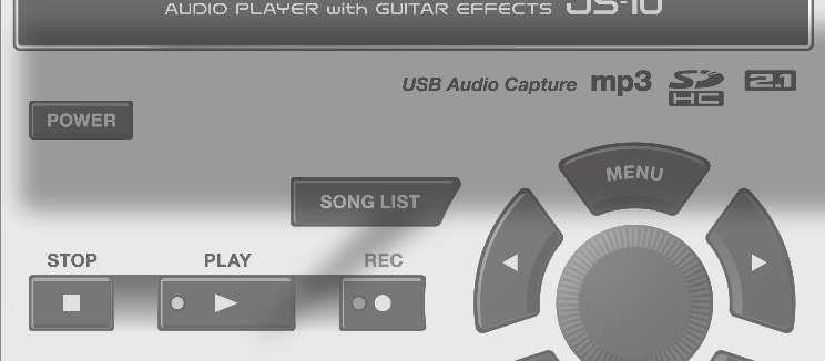 Kísérje gitárjátékát kedvenc dalaival USB flash memórián tárolt dalok kiválasztása USB flash memóriáról is kiválaszthat dalokat 1.