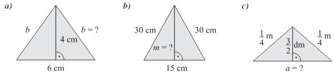 Négyzetgyök, Pitagorasz-tétel 11. Melyik igaz, melyik nem? 12. Számítsd ki a tükrös háromszögek kérdezett hosszúságait! 13.