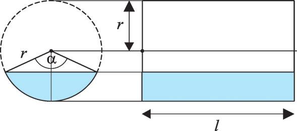 cos{ + l - $ sin { 05, $ cos{ +, 5-0, 05 $ sin { (méte) a keesztfej távolsága a fogáscentumtól { szög függvényében a),05 m 05 lite az olajtatály téfogata b) 0 lite olaj van a tatályban, a$ $ $ sina