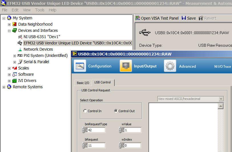 Egyedi USB eszköz kezelése LabVIEW alól 2.