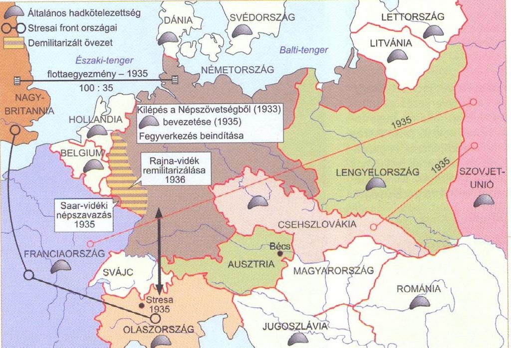 Távoktatás 62 Történelem 11 Az Anschluss és a müncheni egyezmény Ausztria támogatta a