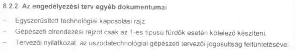 TERVTARTALMI KÖVETELMÉNYEK Az MSZ 1523