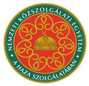 (3) Az Egyetem neve: Nemzeti Közszolgálati Egyetem Rövidítve: NKE (4) Székhelye: Budapest (5) Postacíme: 1581 Budapest Pf.: 15. (6) Alapításának éve: 2012.