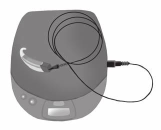 Direkt audiobemenet (DAI) A direkt audiobemenet zavarásmentes vételt biztosít külső jelforrásokból, úm. rádió, TV, személyi számítógép és CD lejátszó, stb.