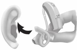 A hallókészülék behelyezése A hallókészülékek meg lehetnek jelölve jobb/bal azonosítóval.